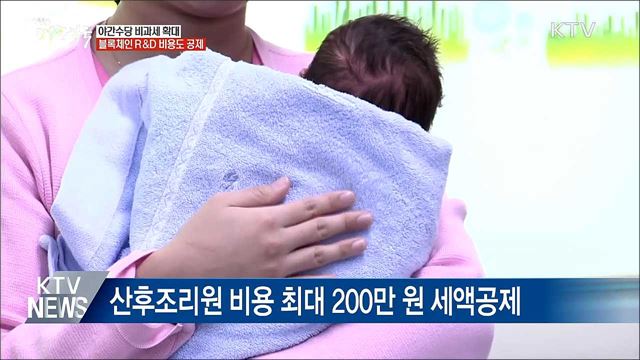 야간수당 비과세 확대···블록체인 R&D 비용도 공제