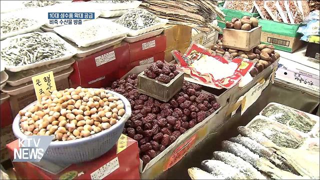 과일·대추값 강세···설 성수품 공급 확대