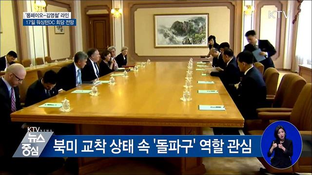 '폼페이오-김영철' 17일 워싱턴DC 회담 전망