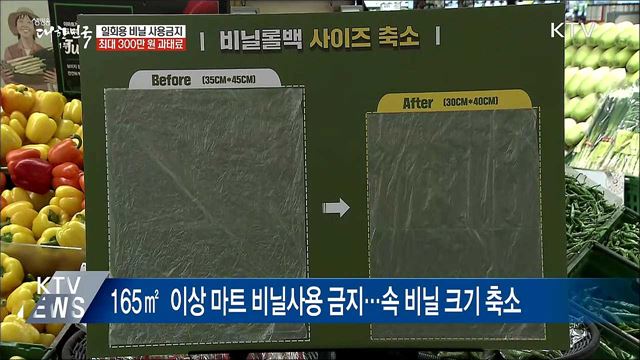 일회용 비닐 사용금지 집중 홍보 나선다