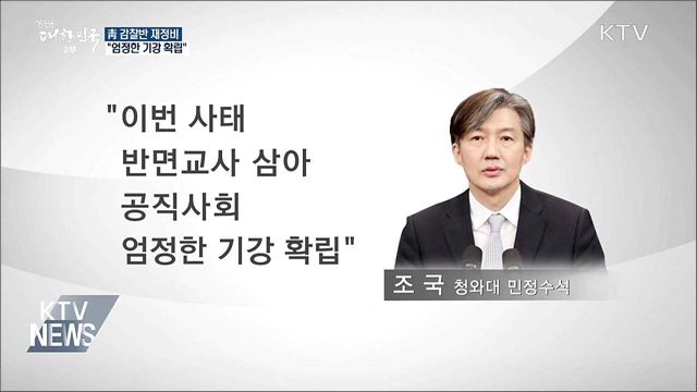 靑 감찰반 재정비···"엄정한 기강 확립"