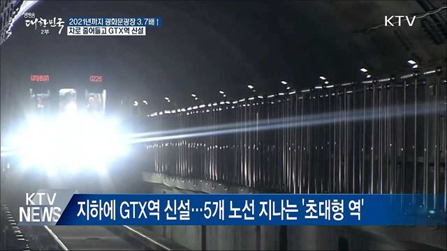 광화문광장 재탄생···3.7배 확대·GTX역 신설