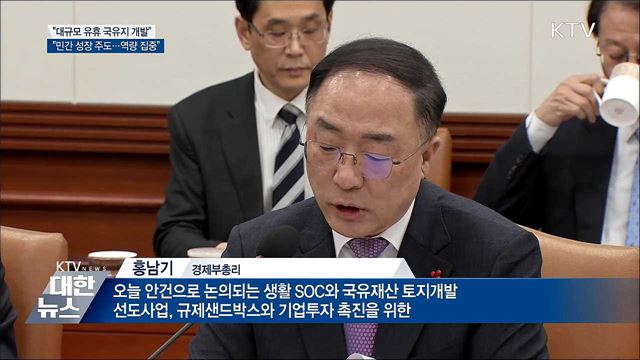 홍 부총리 "여의도 면적 2.4배 국유지 개발"