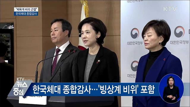 "체육계 비리 근절"···한국체대 종합감사