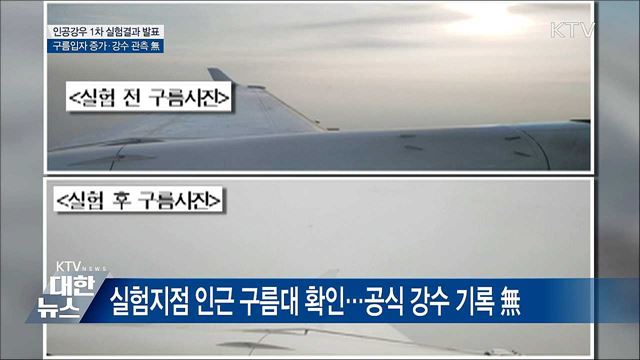 안개비·구름입자 증가 확인···강수 관측은 없어