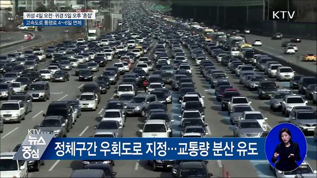 설 귀성 4일 오전·귀경 5일 오후 '혼잡'