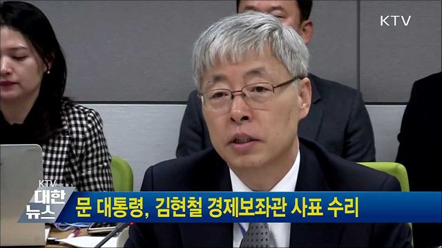 문 대통령, 김현철 경제보좌관 사표 수리