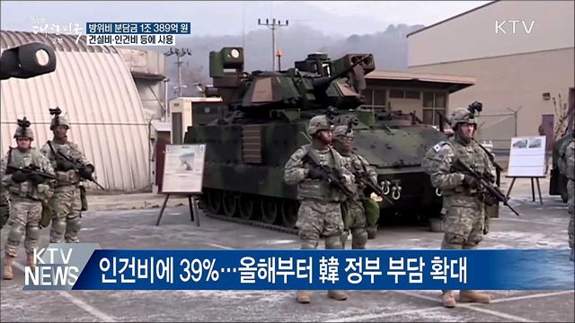 방위비 분담금 '1조 389억' 어디에 쓰나