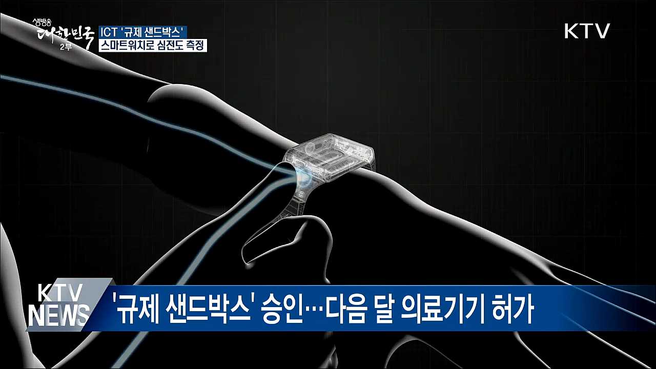 ICT '규제 샌드박스'···스마트워치로 심전도 측정