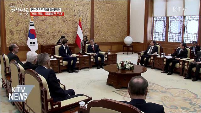 한·오스트리아 정상회담 "역사 직시, 미래발전 토대"