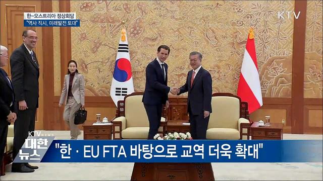한·오스트리아 정상회담 "역사 직시, 미래발전 토대"