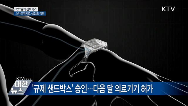 ICT '규제 샌드박스'···스마트워치로 심전도 측정