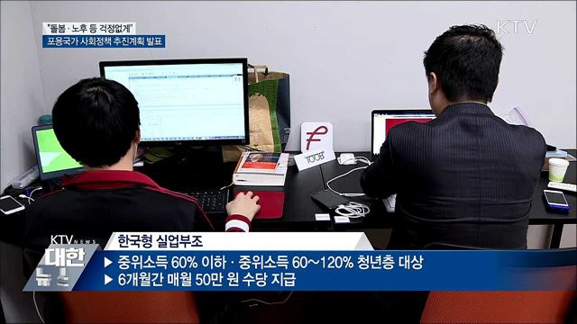 '한국형 실업부조' 도입···사회안전망 구축 '속도'