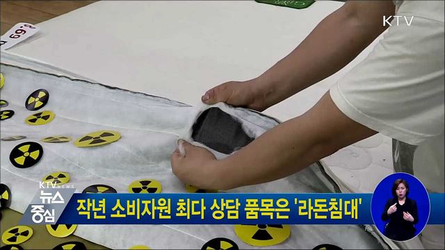 작년 소비자원 최다 상담 품목은 '라돈침대'