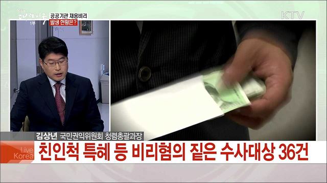 공공기관 채용비리 근절할 대책은?