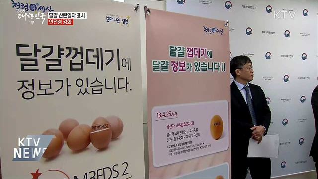23일부터 달걀 껍데기 '산란일자' 표시