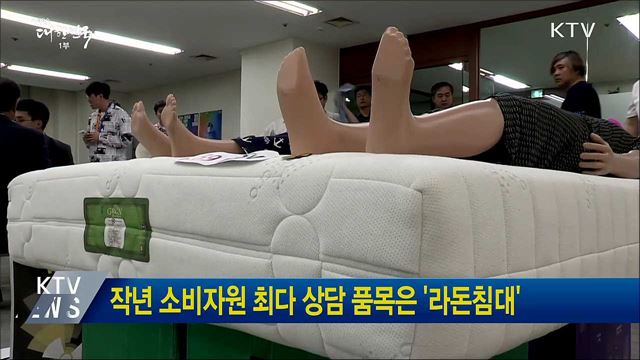 작년 소비자원 최다 상담 품목은 '라돈침대'