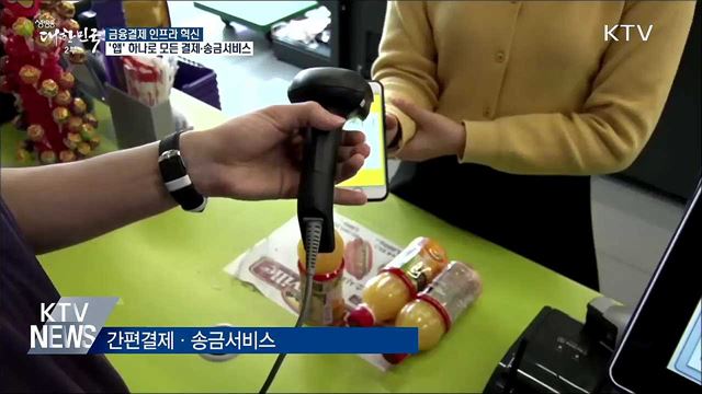 '앱' 하나로 모든 은행 결제·송금서비스 이용