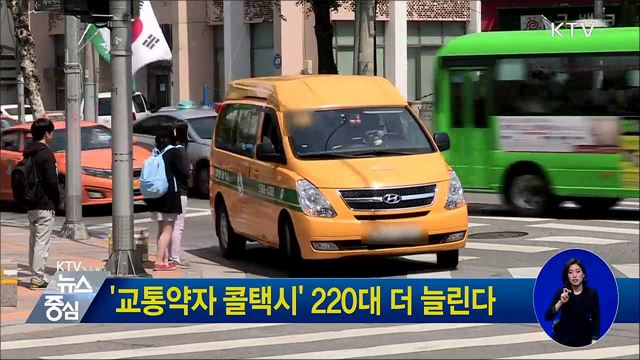 '교통약자 콜택시' 220대 더 늘린다