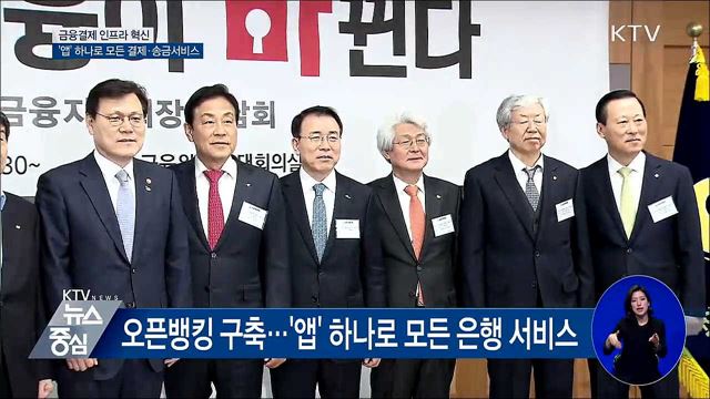 '앱' 하나로 모든 은행 결제·송금서비스 이용