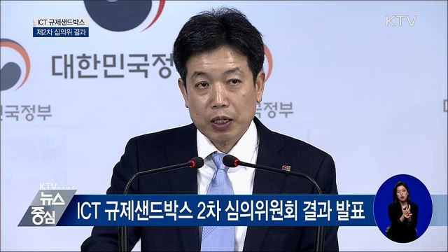 ICT 규제샌드박스 제2차 심의위 결과