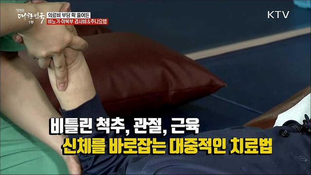 의료비 부담 확 줄어든 비뇨기·하복부 검사비&추나요법 [정책톡! 돈이툭!]