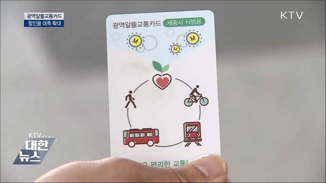 광역알뜰교통카드 시범사업 확대···최대 50% 할인율