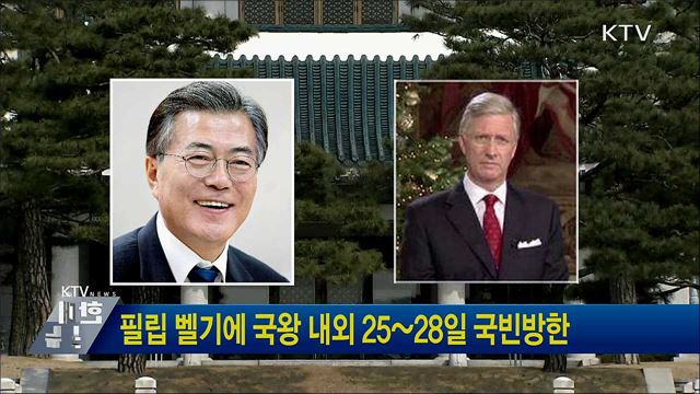 필립 벨기에 국왕 내외 25~28일 국빈방한