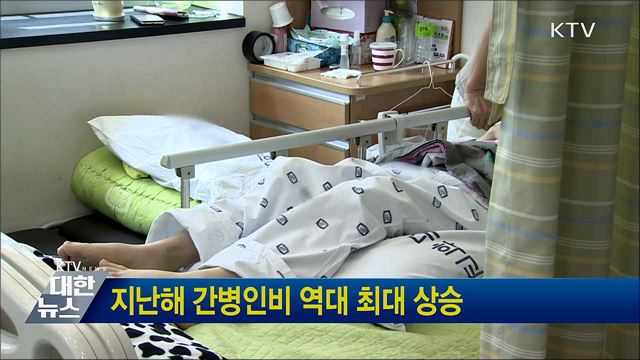 지난해 간병인비 역대 최대 상승