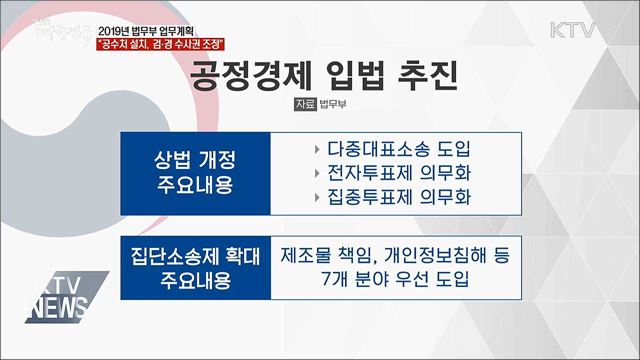 "올해 공수처 설치, 검·경 수사권 조정 실현"