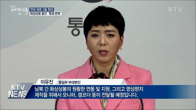 '제재면제 해결' 남북 이산가족 화상상봉 추진