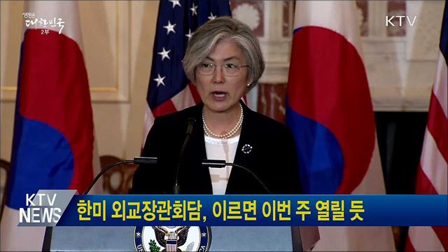 한미 외교장관회담, 이르면 이번 주 열릴 듯
