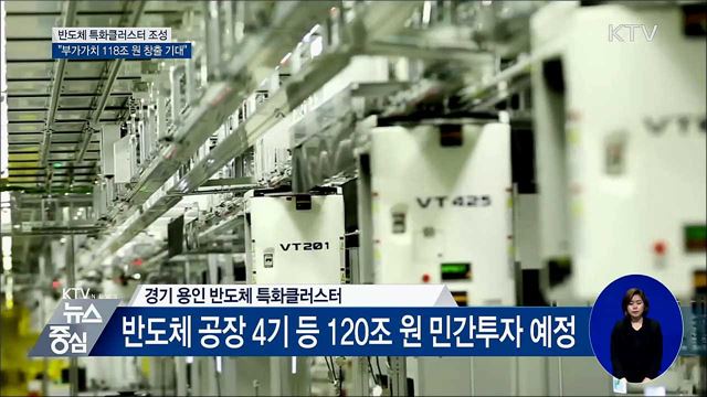 홍남기 "반도체 특화클러스터 부가가치 188조"