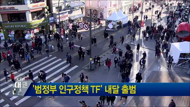 '범정부 인구정책 TF' 내달 출범