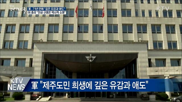 軍, 제주 4·3사건 71년 만에 유감 표명