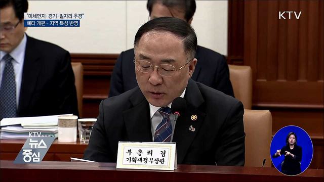 "미세먼지 국민 보호 추경 예산 중점 지원"