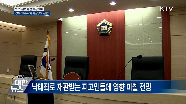 내년까지 법 개정해야···"후속조치 차질없이 진행"