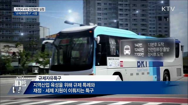 지역서 4차 산업혁명 실험···'규제자유특구' 시행
