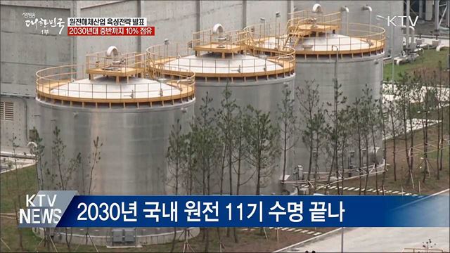 '세계 5위 목표'···원전해체산업 육성