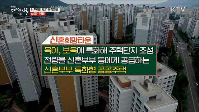 신혼희망타운 당첨확률 높이는 방법 [정책톡! 돈이툭!]