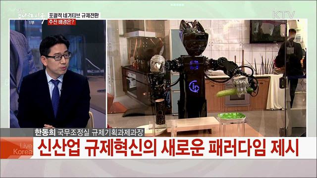 광범위하고 신속한 네거티브 규제 전환