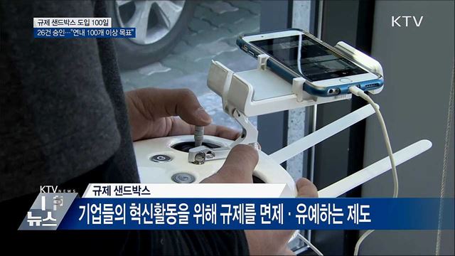 규제 샌드박스 도입 100일···"연내 100개 승인 목표"