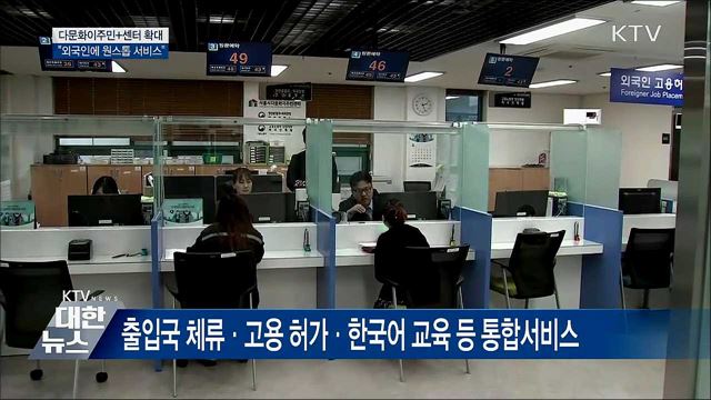 다문화이주민+센터···"외국인에 원스톱 서비스"