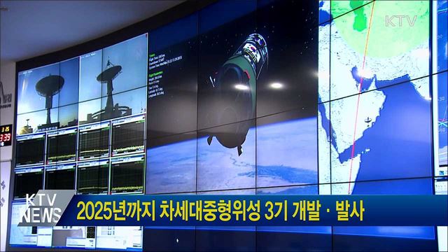 2025년까지 차세대중형위성 3기 개발·발사