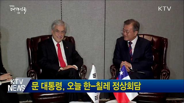 문 대통령, 오늘 한-칠레 정상회담