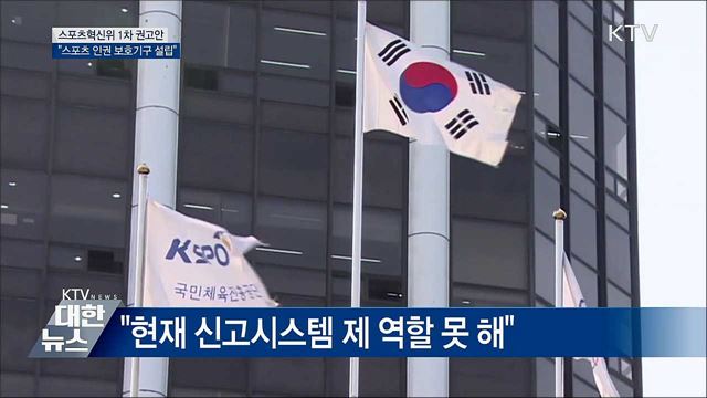 "스포츠 인권 보호기구 설립해야"