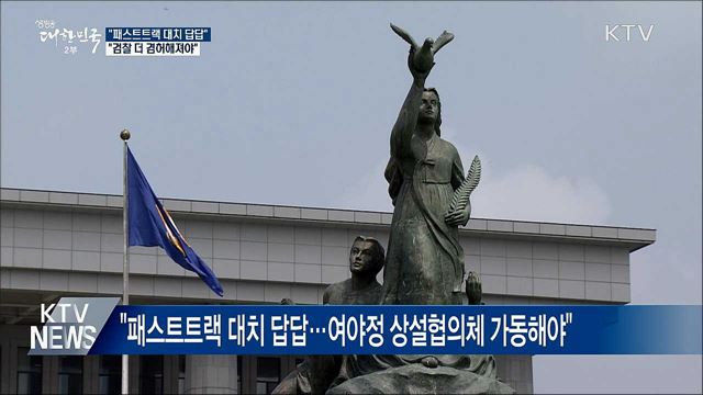 "패스트트랙 독재라는 것은 맞지 않다"