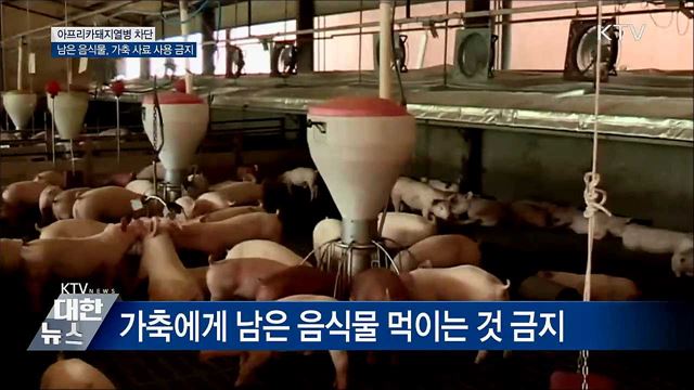 "남은 음식물, 가축에게 먹이는 것 금지"