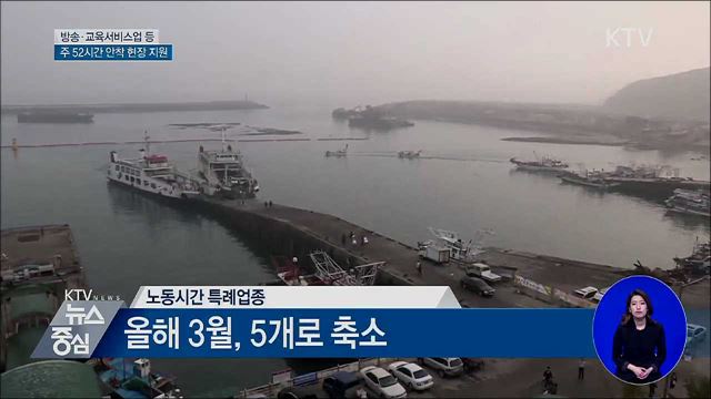 "방송업 등 주 52시간 현장안착 지원"