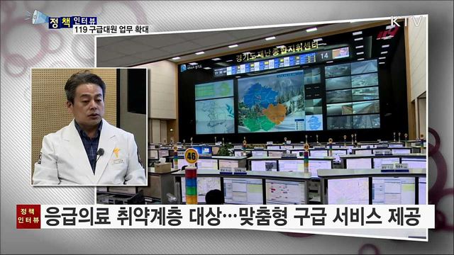 119 구급대원 업무 확대 [정책 인터뷰] 